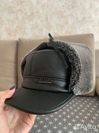 Шапка мужская (кож.зам)