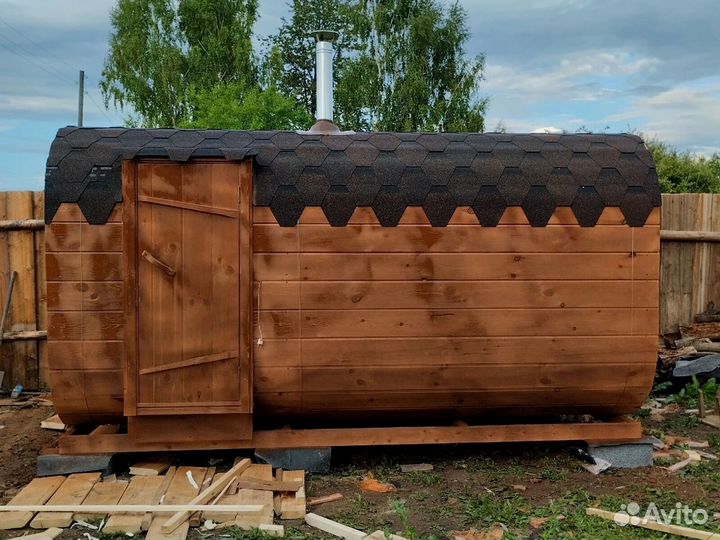 Баня-бочка с доставкой