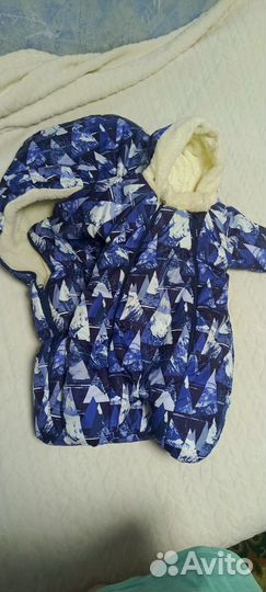 Зимний конверт на выписку