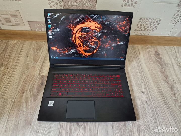 Игровой ноутбук MSI I7/16GB/RTX3060/SSD512