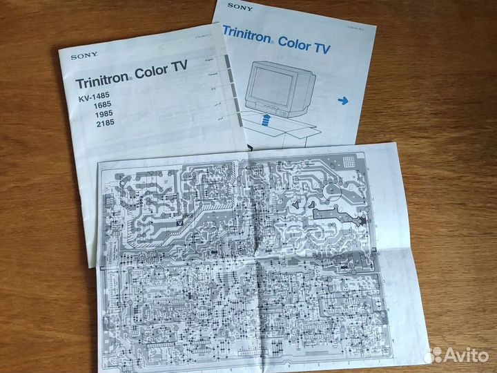 Телевизор Sony trinitron color 21 дюйм