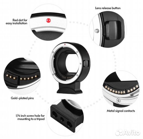 Переходник Andoer для Canon Ef-Rf