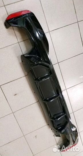 Диффузор для BMW 5 G30 в М пакете