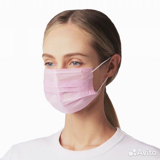 Маска медицинская цветная