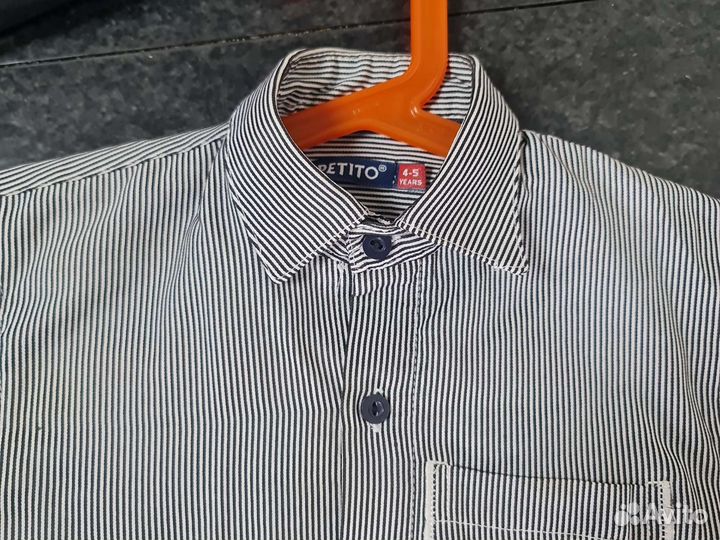 Пиджак с рубашкой 4-5 лет