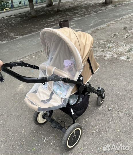 Коляска 2 в 1 эко кожа