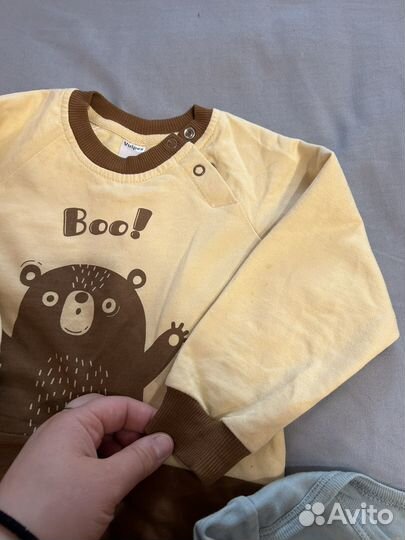 Вещи пакетом на мальчика 80 86 92