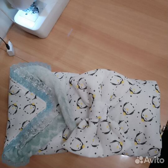 Одеяло Конверт на выписку для новорожденных
