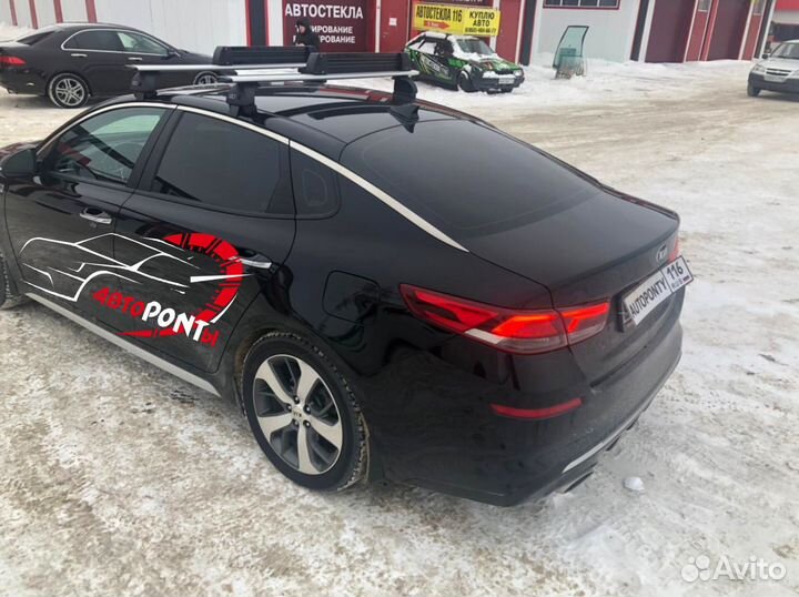 Багажник на крышу Kia Optima модельный аэро крыло