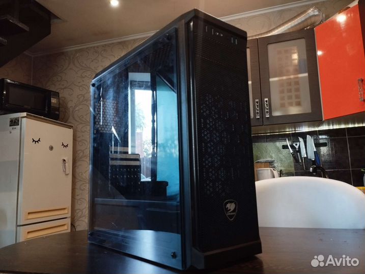 Игровой корпус для пк atx, стекло. Cougar mx330