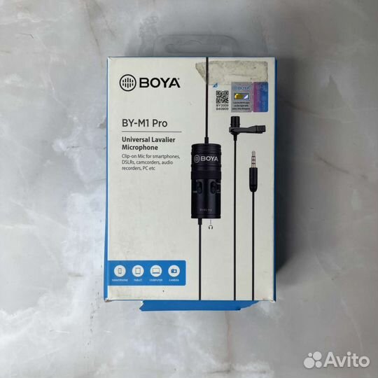 Всенаправленный петличный микрофон Boya BY-M1 Pro