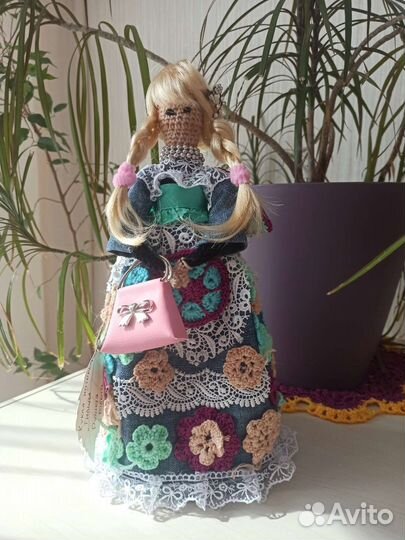 Интерьерная кукла ручной работы