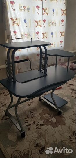 Стол компьютерный Buro DL-082LCD/Blue