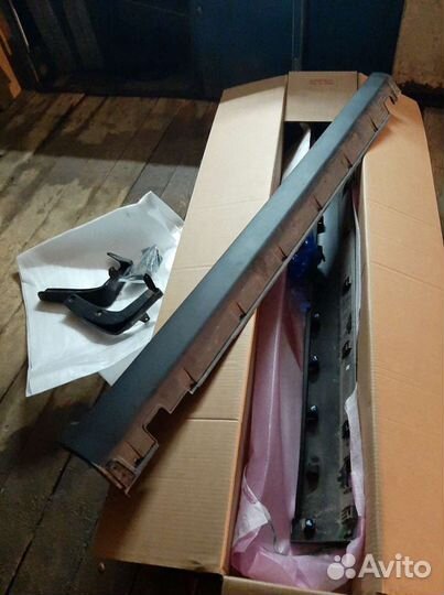 Накладки на пороги Киа Соренто 2 хм Оригинальные