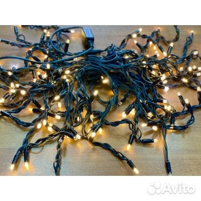 Светодиодная бахрома 3*0.6 м, 120 белых LED ламп