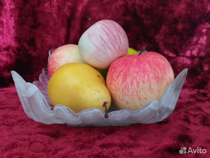 Ваза для фрукты/ конфет, стекло, СССР