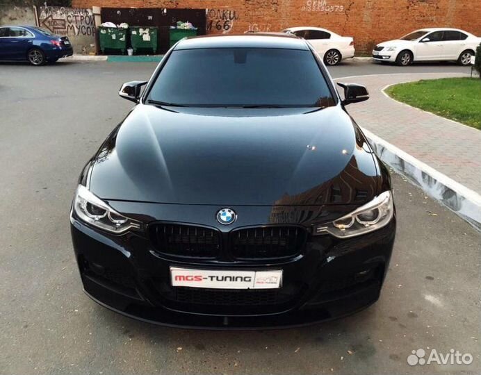 Крышки зеркал м3 стиль BMW f30 с М лого