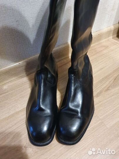 Хромовые сапоги 1941 и 1945 года 41 С и Ш новые