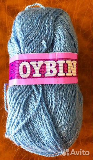 Синяя пряжа для вязания из Германии