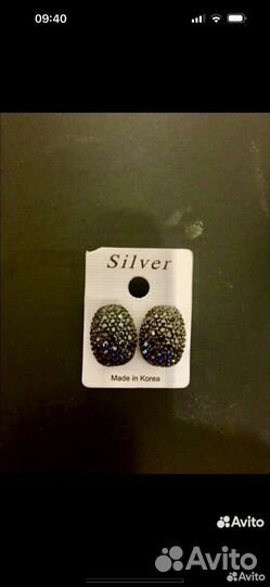 Серьги новые, Корея