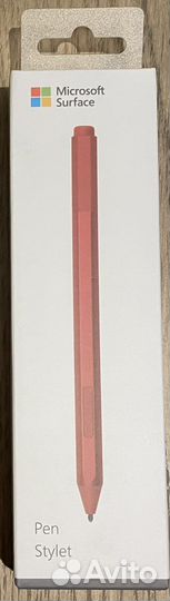 Surface Pen — Poppy Red, Platinum