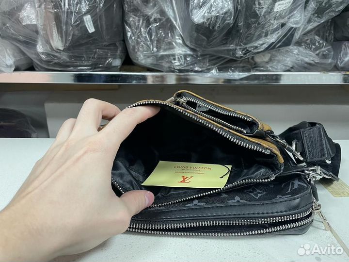 Сумка мужская louis vuitton trio messenger