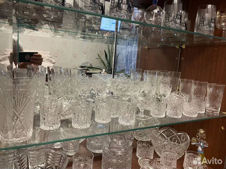 Набор посуды хрусталь СССР