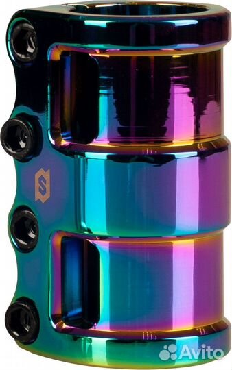 Зажим skip Quadruple неохром Nov167