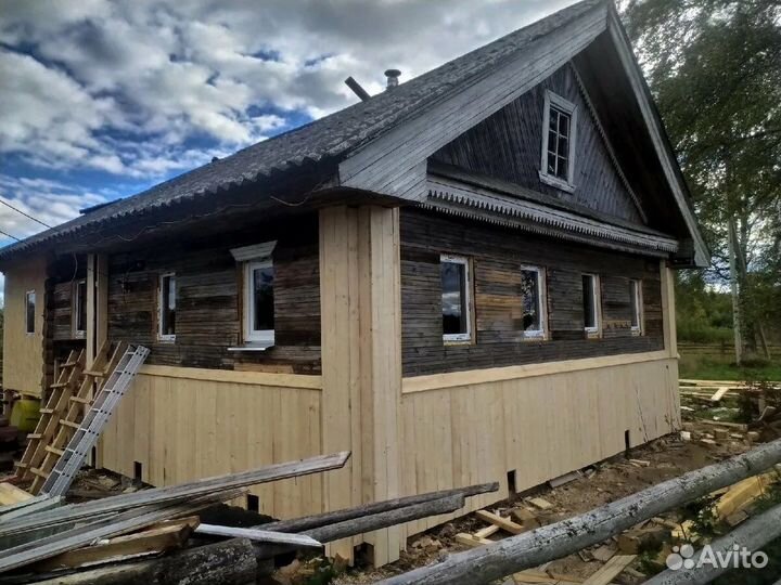 Подъем домов бань