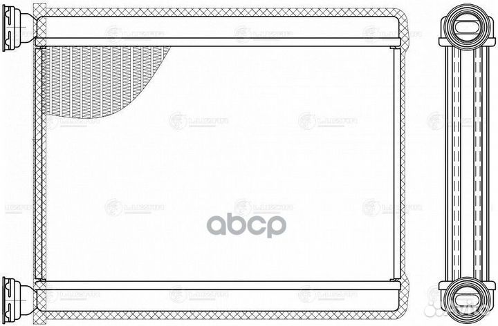 Радиатор отоп. для а/м Toyota RAV 4 (00) (LRh