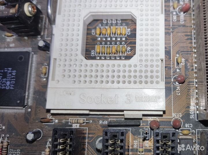 Ретро мать 486 под socket 3 + видеокарта