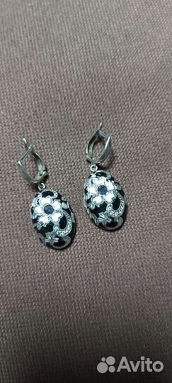 Серебряные серьги