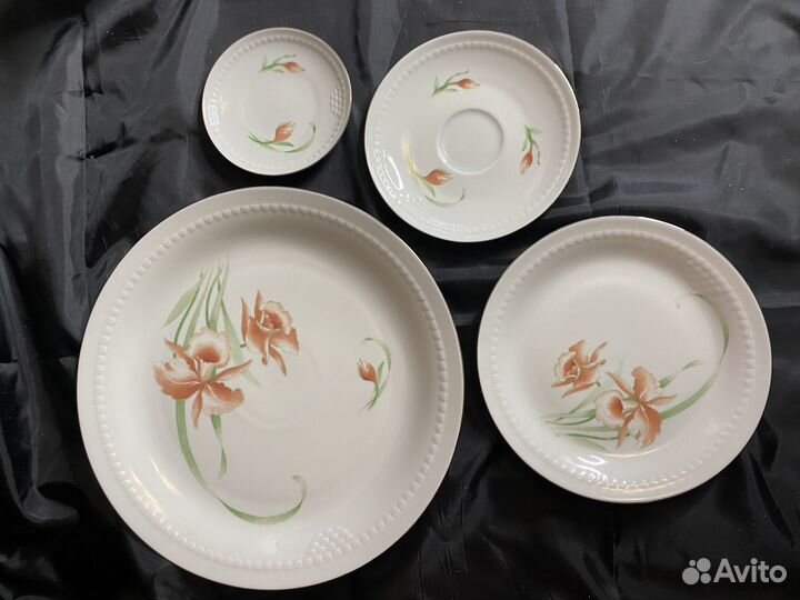 Кольдиц гдр Полный Чайный Кофейный Сервиз