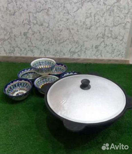 Казан чугунный 8 литров