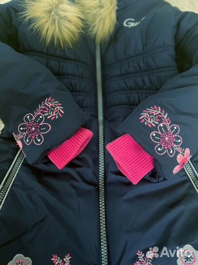 Пальто зимнее на девочку Gusti 110
