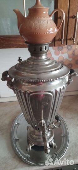 Самовар на дровах угольный