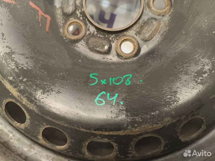 Комплект оригинальных штампованных дисков Ford R16