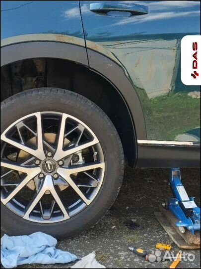 Подкрылки для задних колес GAC GS8 / Гак GS8 2023-2025 г.в