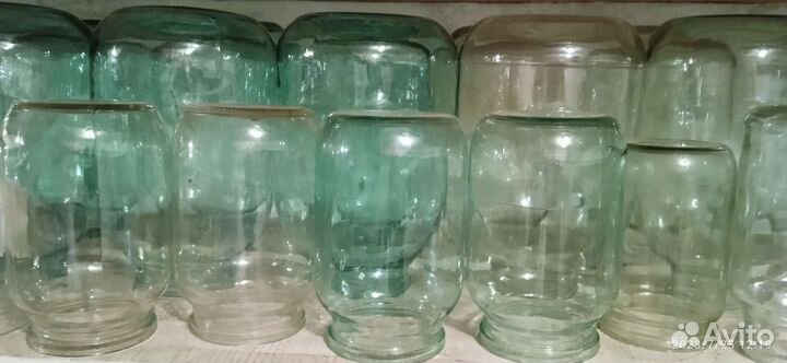 Банки стеклянные 3 литра, 1 литр