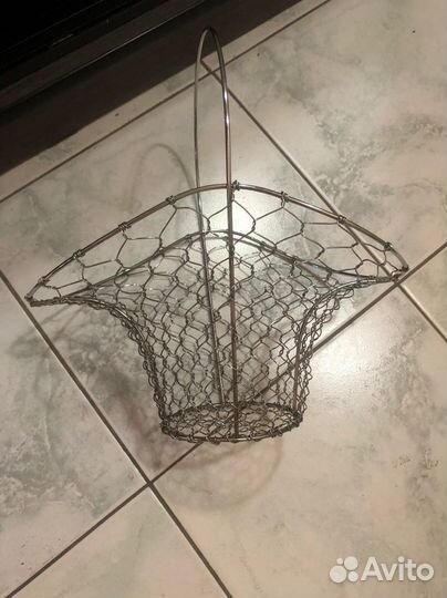 Корзинка металл для декора