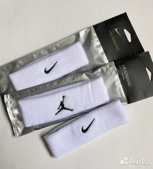 Головная повязка Jordan/Nike белая