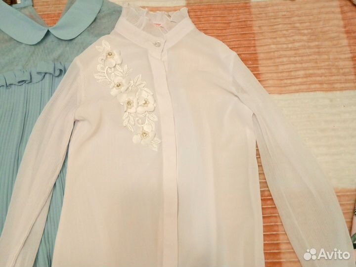 Блузки на девочку 10 -11 лет