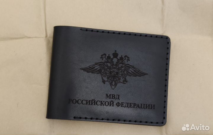 Обложка на удостоверение мвд