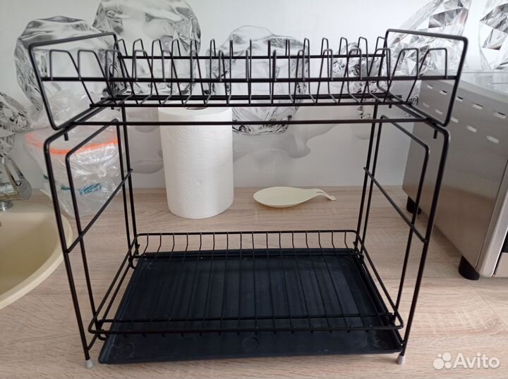 Сушилка для посуды настольная с поддоном