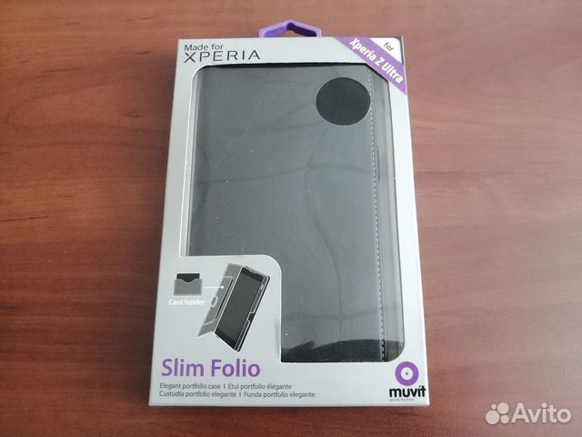Чехол Muvit for Xperia Slim Folio для Sony Xperia