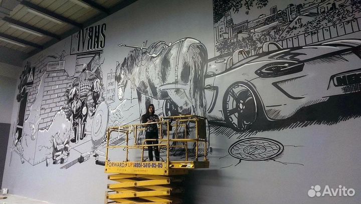 Граффити оформление, мастер класс