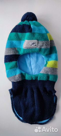 Шапка шлем для мальчика зима