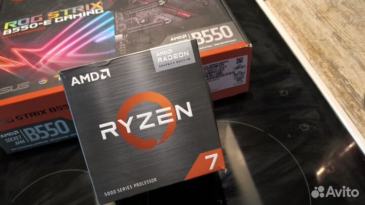 Amd ryzen 7 5700g вox + asus ROG strix B550-E gami