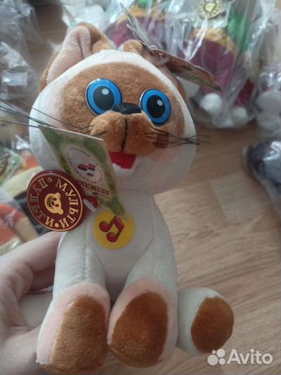 Мягкие музыкальные игрушки новые