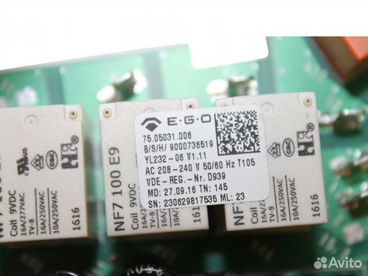 Модуль реле варочной поверхности bosch 750914